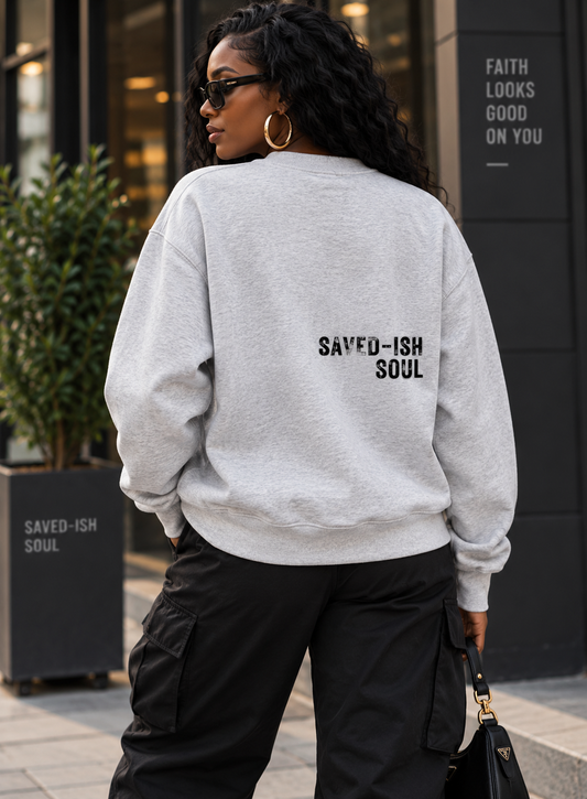 Saved-ish Soul "Heaven Made" Oversized Sweatshirt