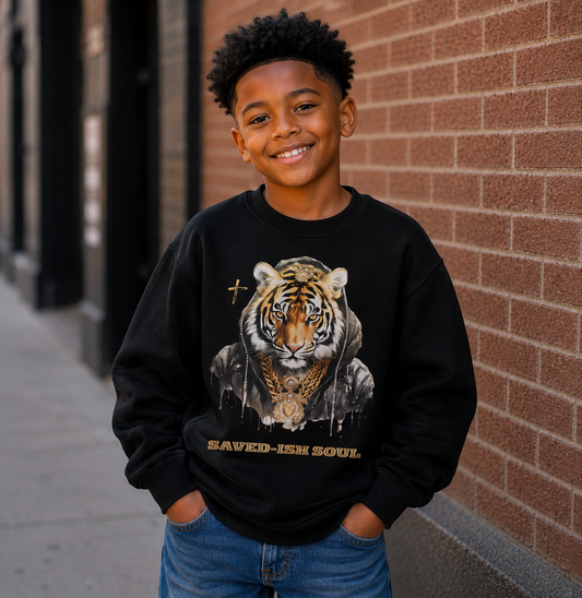 Saved-ish Soul "Tiger" Youth Sweatshirt