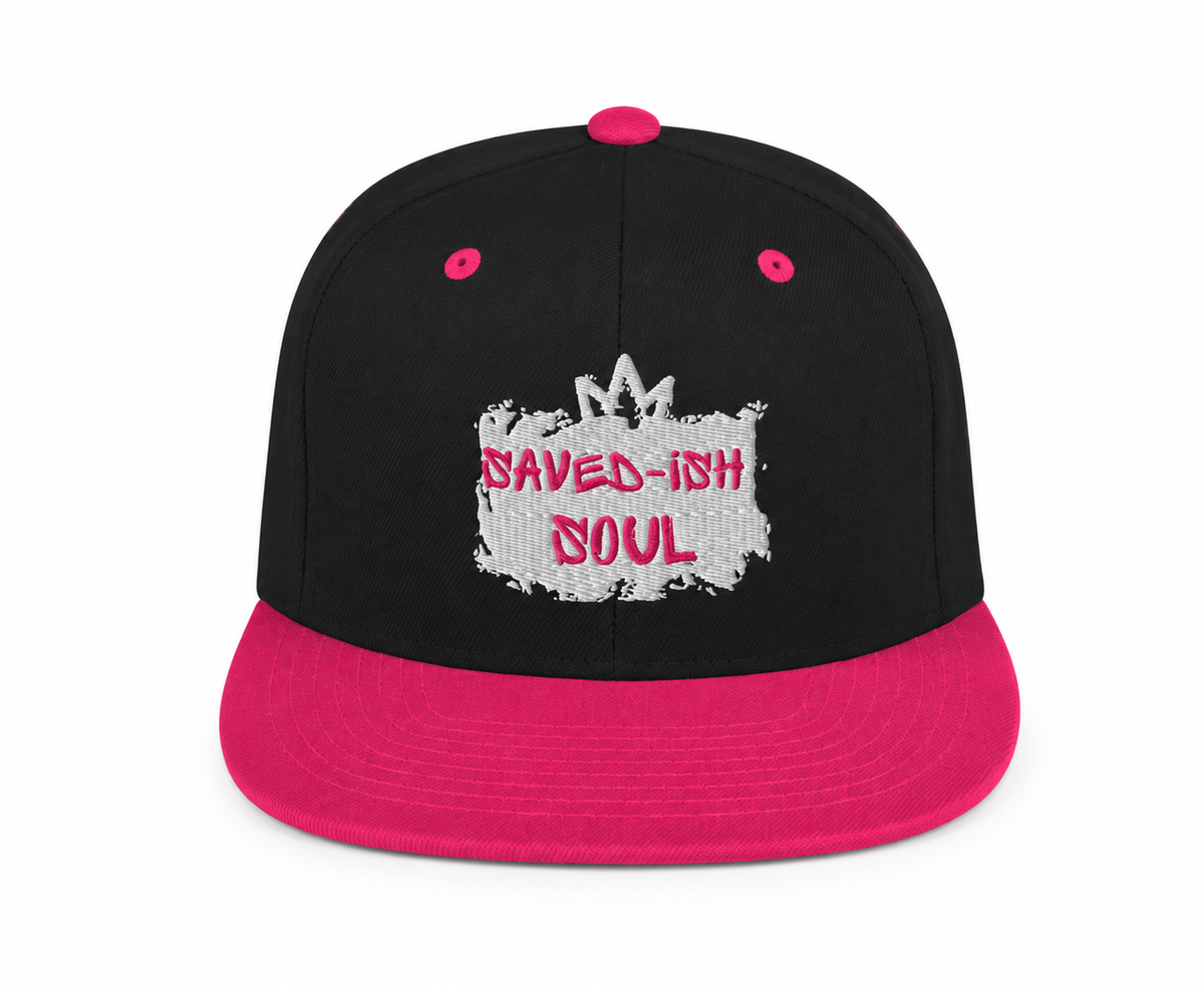 Saved-ish Soul Logo Embroidered Snapback Hat