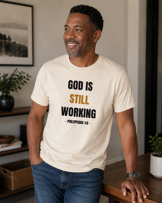 Saved-ish Soul "God Is Still Working" T-Shirt