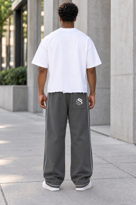 Saved-ish Soul Raw Edge Topstitch Sweatpants