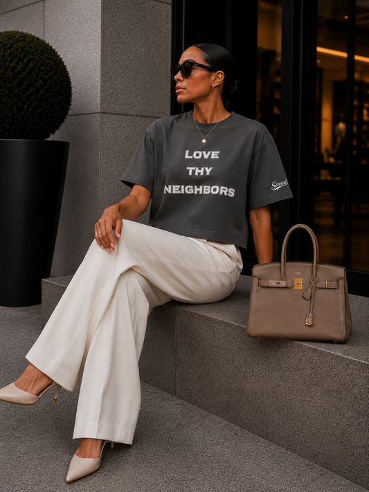 Saved-ish Soul “Love Thy Neighbors” Boxy Tee