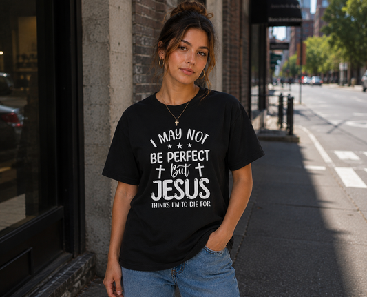 Saved-ish Soul "I May Not Be Perfect" T-Shirt