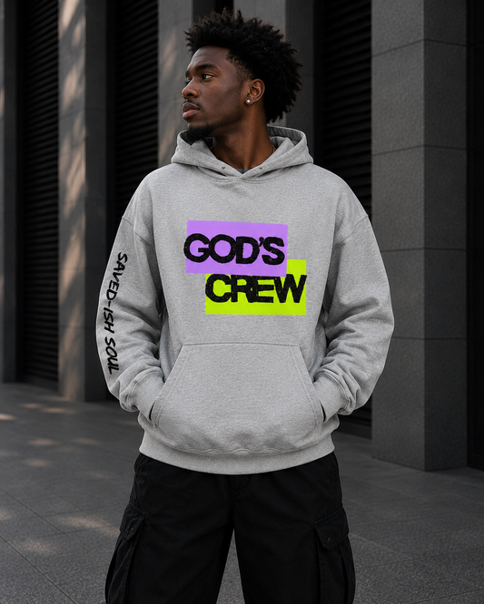 Saved-ish Soul "God's Crew" Oversized Hoodie