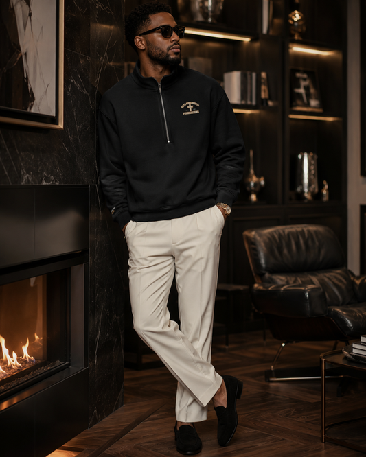 Saved-ish Soul “Faith, Grace, Growth” Half-zip Pullover