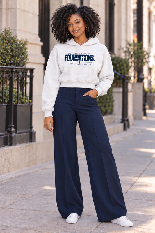 Saved-ish Soul "Foundations" Essential Cropped Hoodie