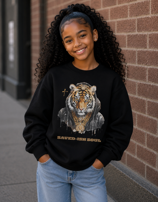 Saved-ish Soul "Tiger" Youth Sweatshirt
