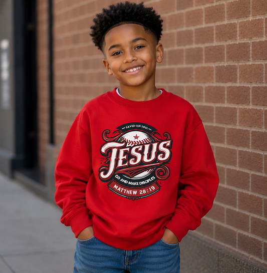 Saved-ish Soul 'Jesus" Youth Sweatshirt