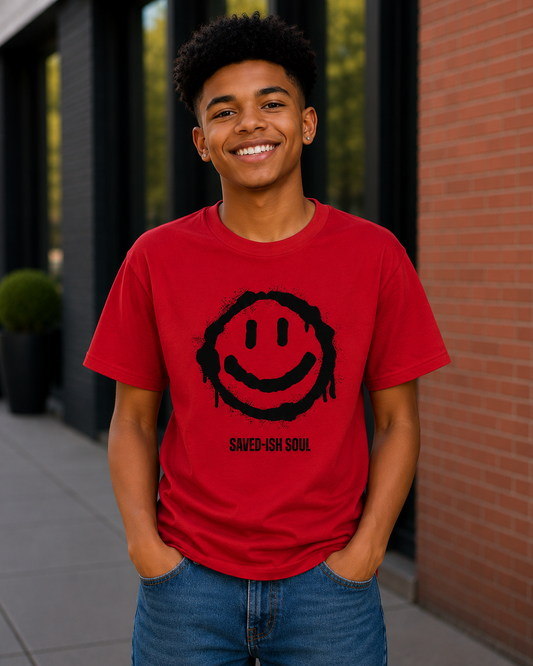 Saved-ish Soul "Smiley Face" Youth T-Shirt