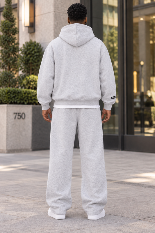 Saved-ish Soul "Growth Foundations" Oversized Boxy Fleece Hoodie