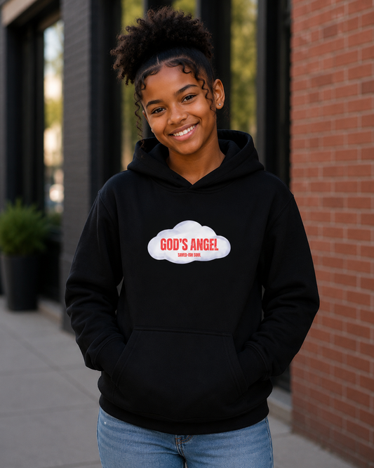 Saved-ish Soul "God's Angel" Youth Fleece Hoodie