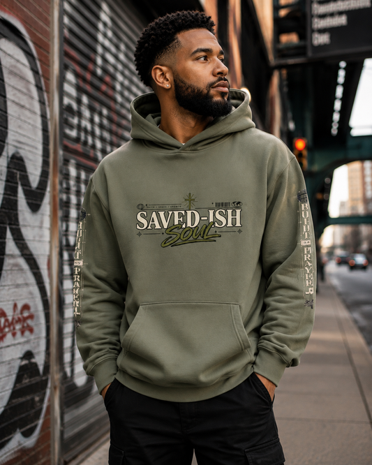 Saved-ish Soul "Faith, Grace, Growth" Oversized Hoodie