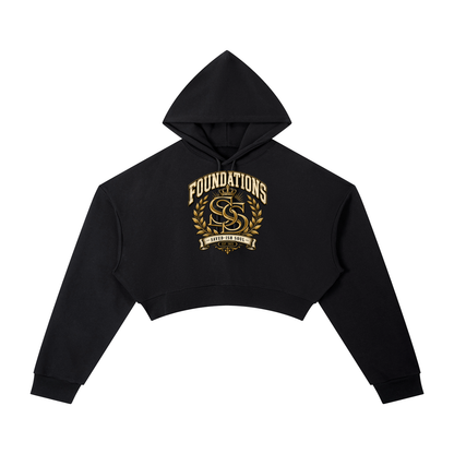 Saved-ish Soul "Foundations" Essential Cropped Hoodie