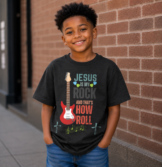 Saved-ish Soul "Jesus Is My Rock" Youth T-Shirt