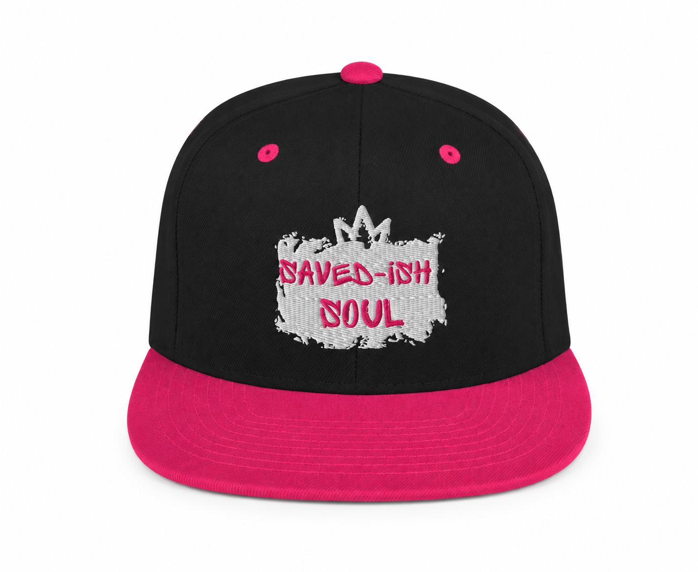 Saved-ish Soul Logo Embroidered Snapback Hat