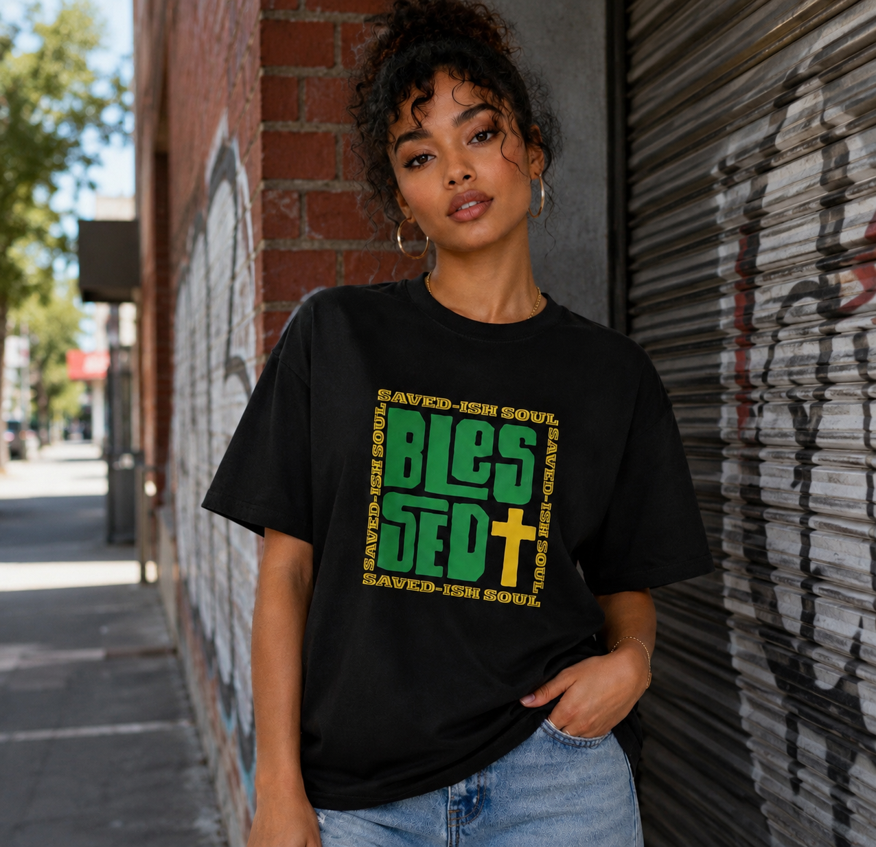 Saved-ish Soul "Blessed" T-Shirt