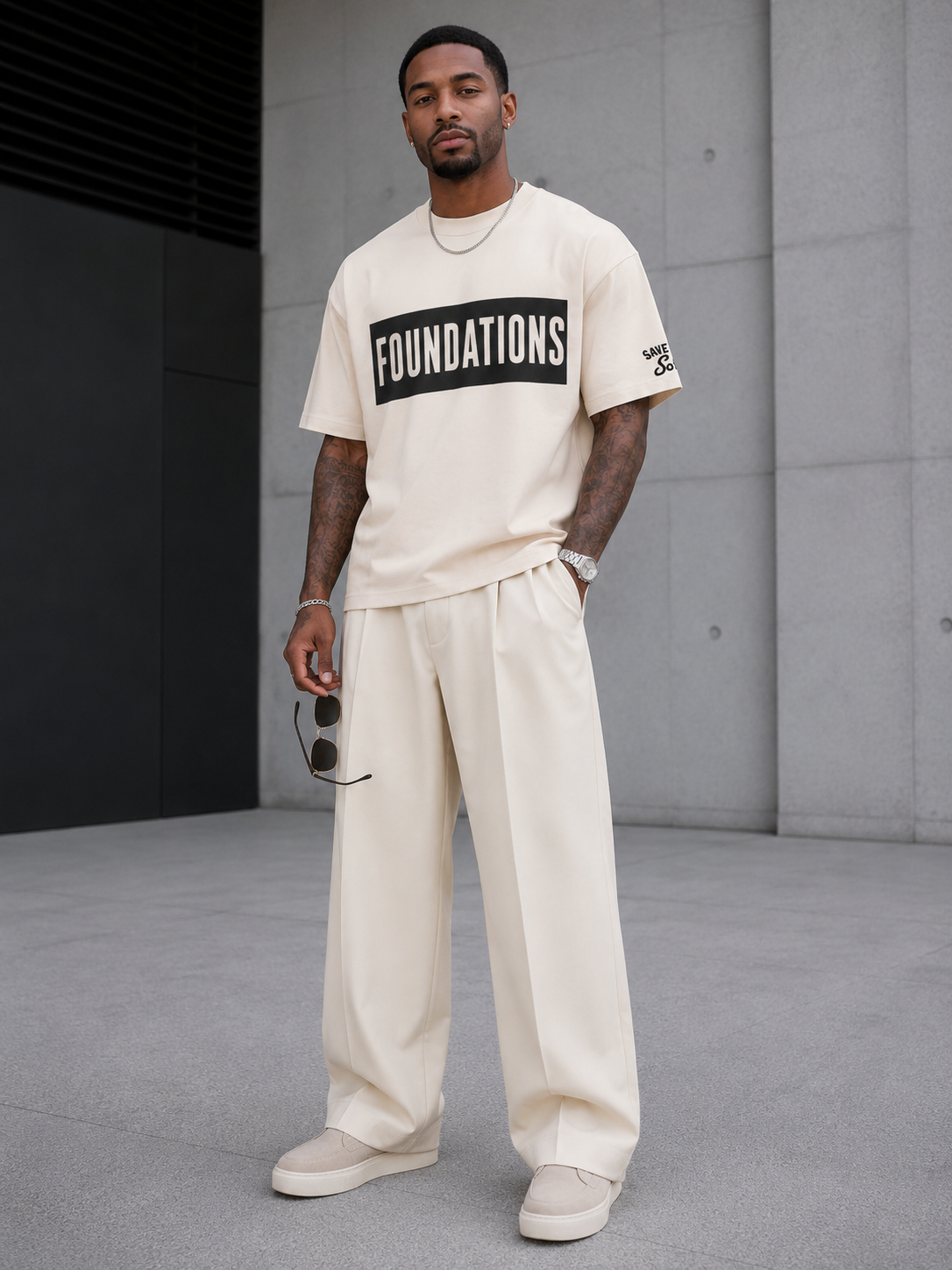 Saved-ish Soul "FOUNDATIONS" Boxy Tee