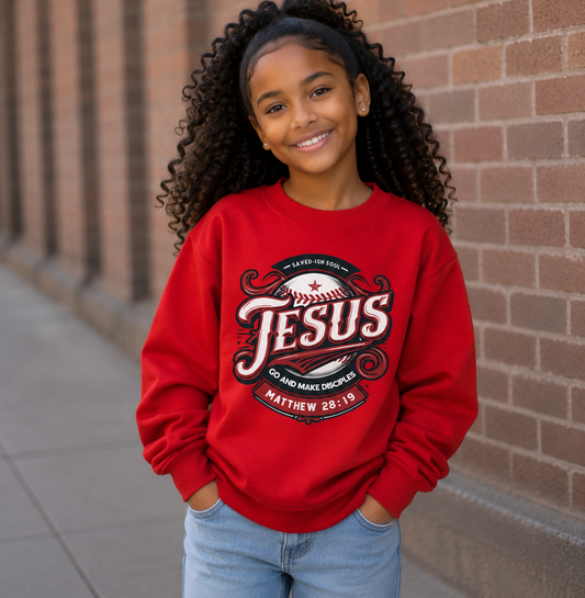 Saved-ish Soul 'Jesus" Youth Sweatshirt