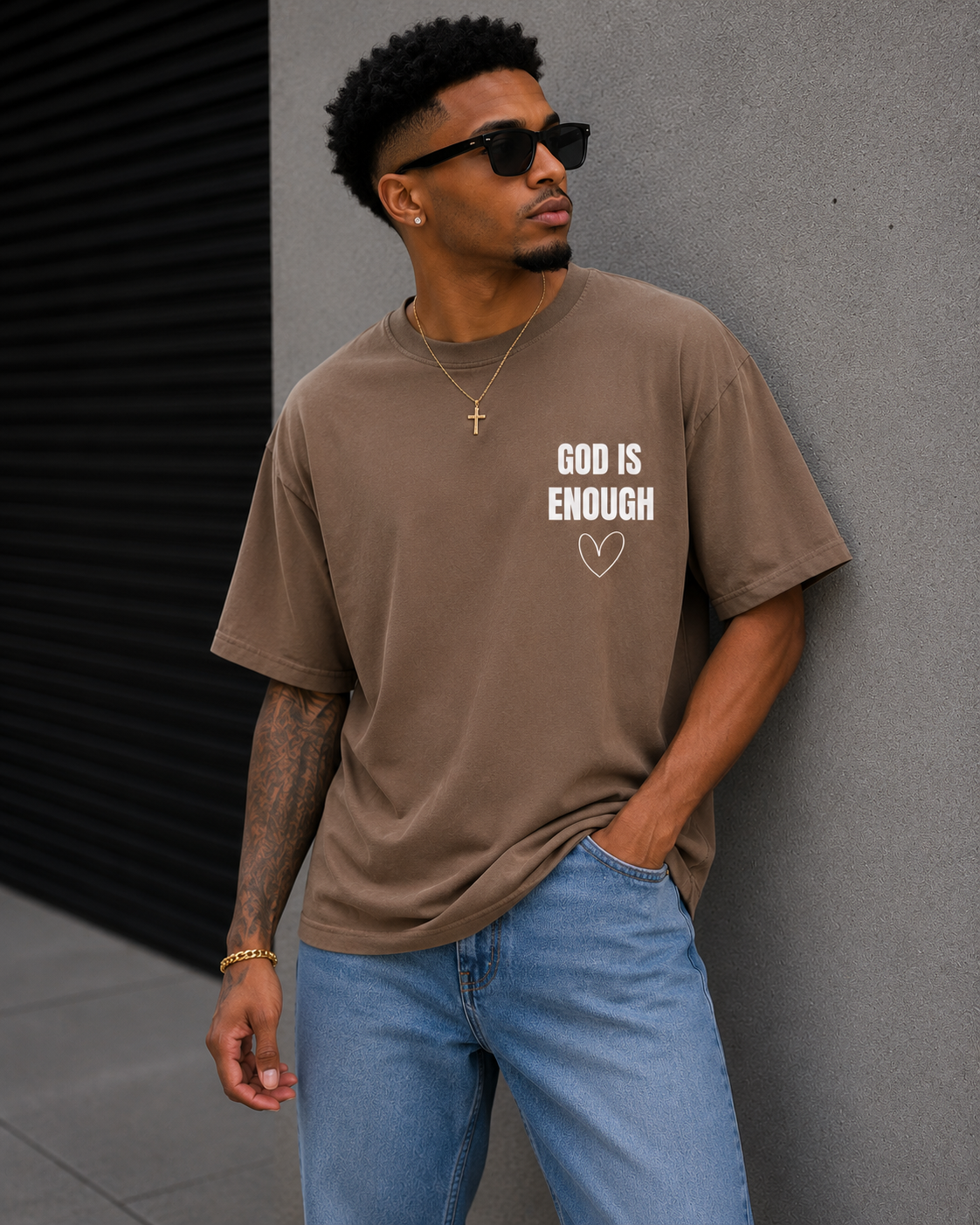 Saved-ish Soul "God Is Enough" T-Shirt