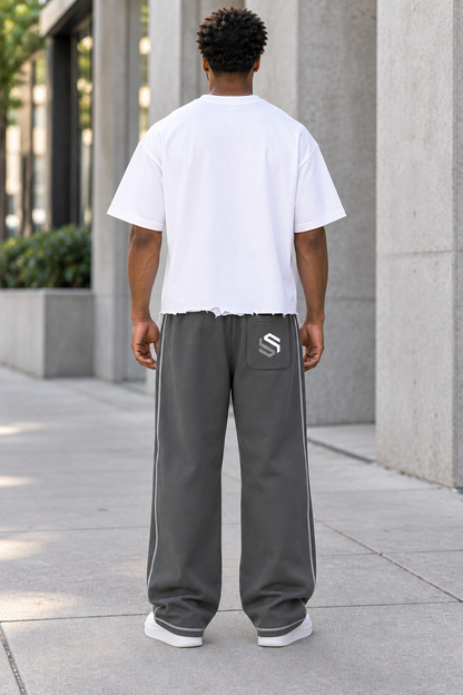 Saved-ish Soul Raw Edge Topstitch Sweatpants