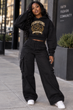 Saved-ish Soul "Foundations" Essential Cropped Hoodie