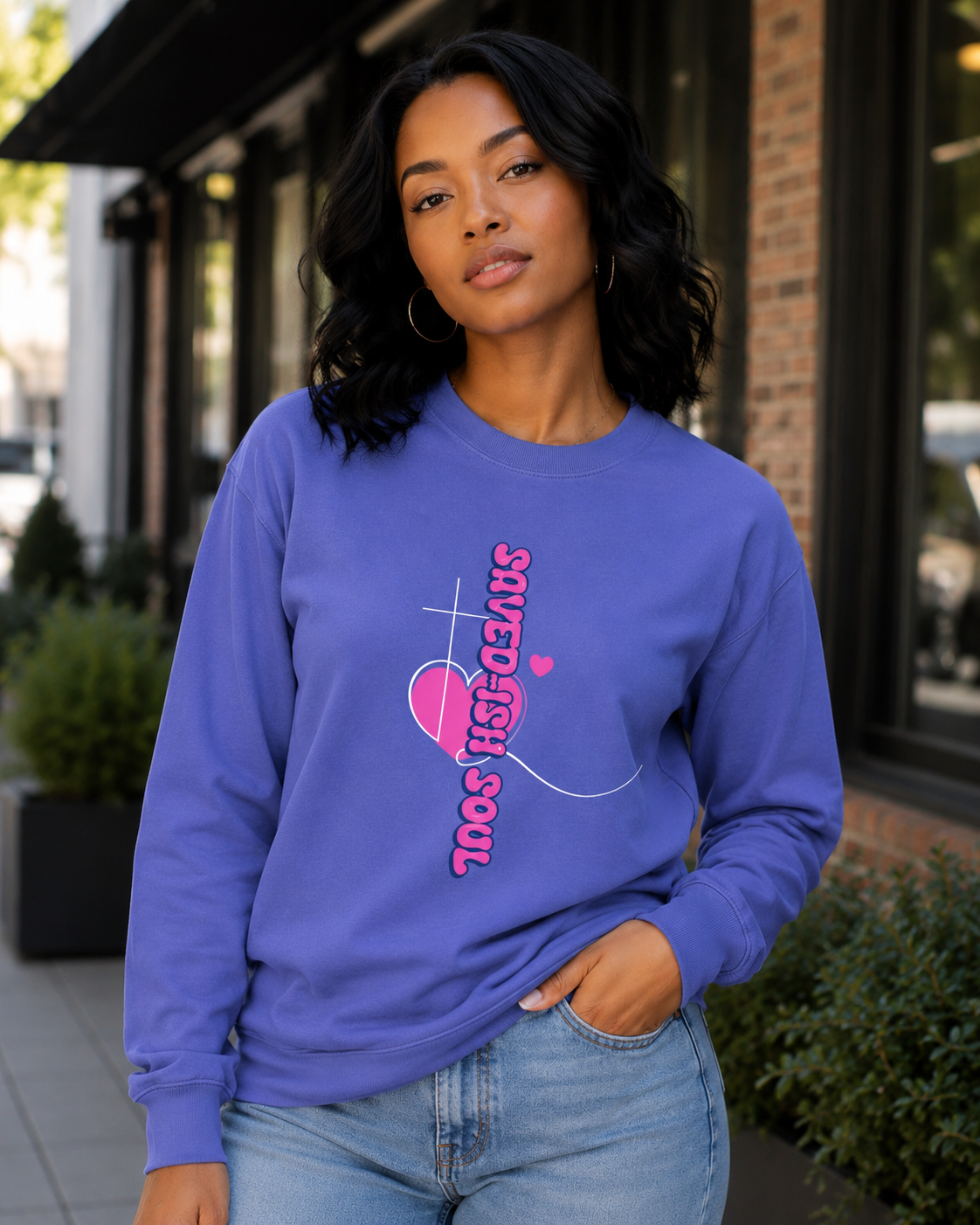 Saved-ish Soul “Heart” Sweatshirt