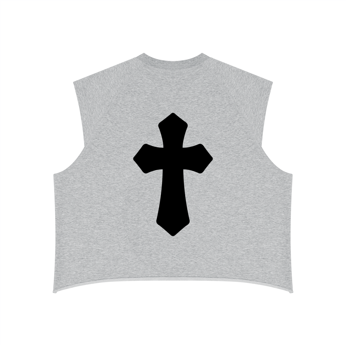 Saved-ish Soul "Not Perfect Just Growing" Boxy Raw Hem Tank Top