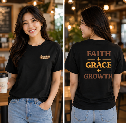 Saved-ish Soul "Faith, Grace, Growth" T-Shirt