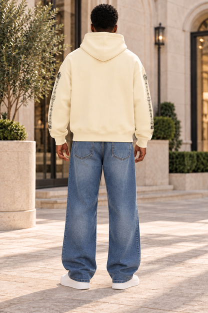 Saved-ish Soul "Faith, Grace, Growth" Oversize Fleeced Hoodie