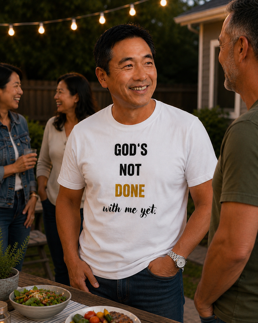 Saved-ish Soul "God's Not Done" T-Shirt
