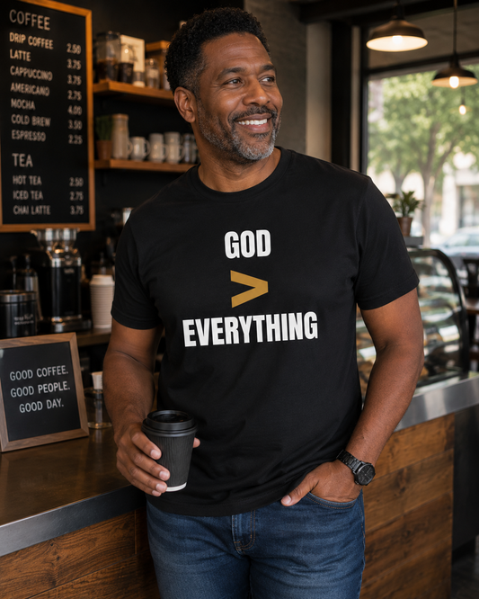 Saved-ish Soul "God Is Greater Than Everything" T-Shirt
