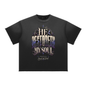 Saved-ish Soul "He Restoreth My Soul" Sun Fade Raw Edge T-Shirt