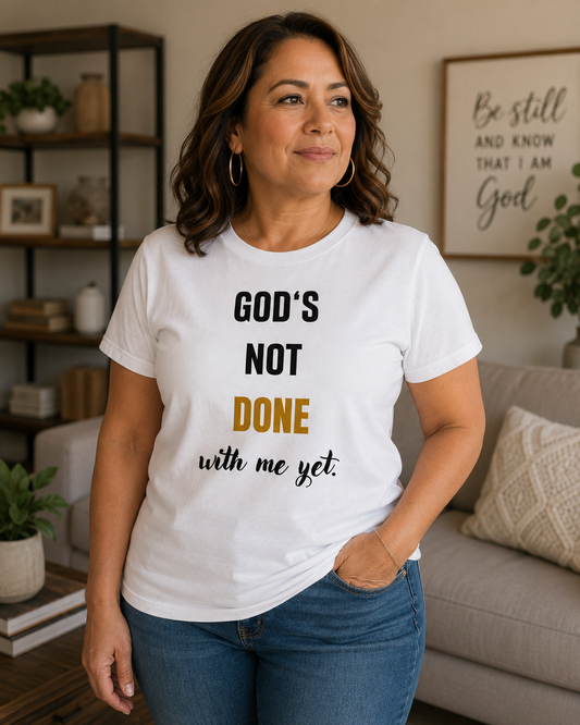 Saved-ish Soul "God's Not Done" T-Shirt