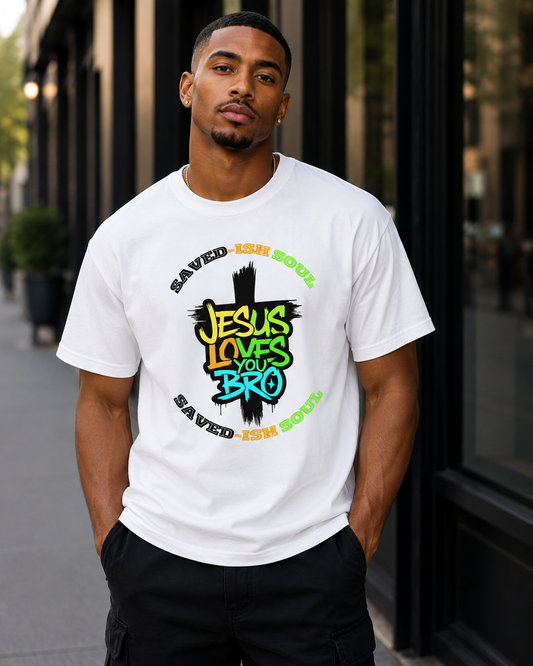 Saved-ish Soul "Jesus Loves You Bro" T-Shirt