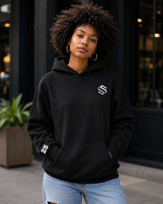 Saved-ish Soul "Logo" Embroidered Oversized Hoodie