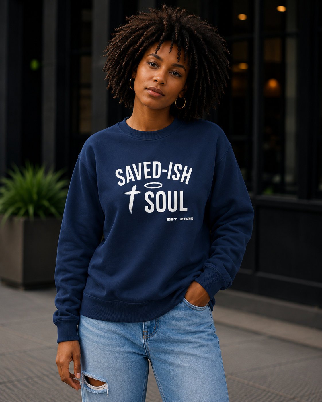 Saved-ish Soul "Halo" Sweatshirt