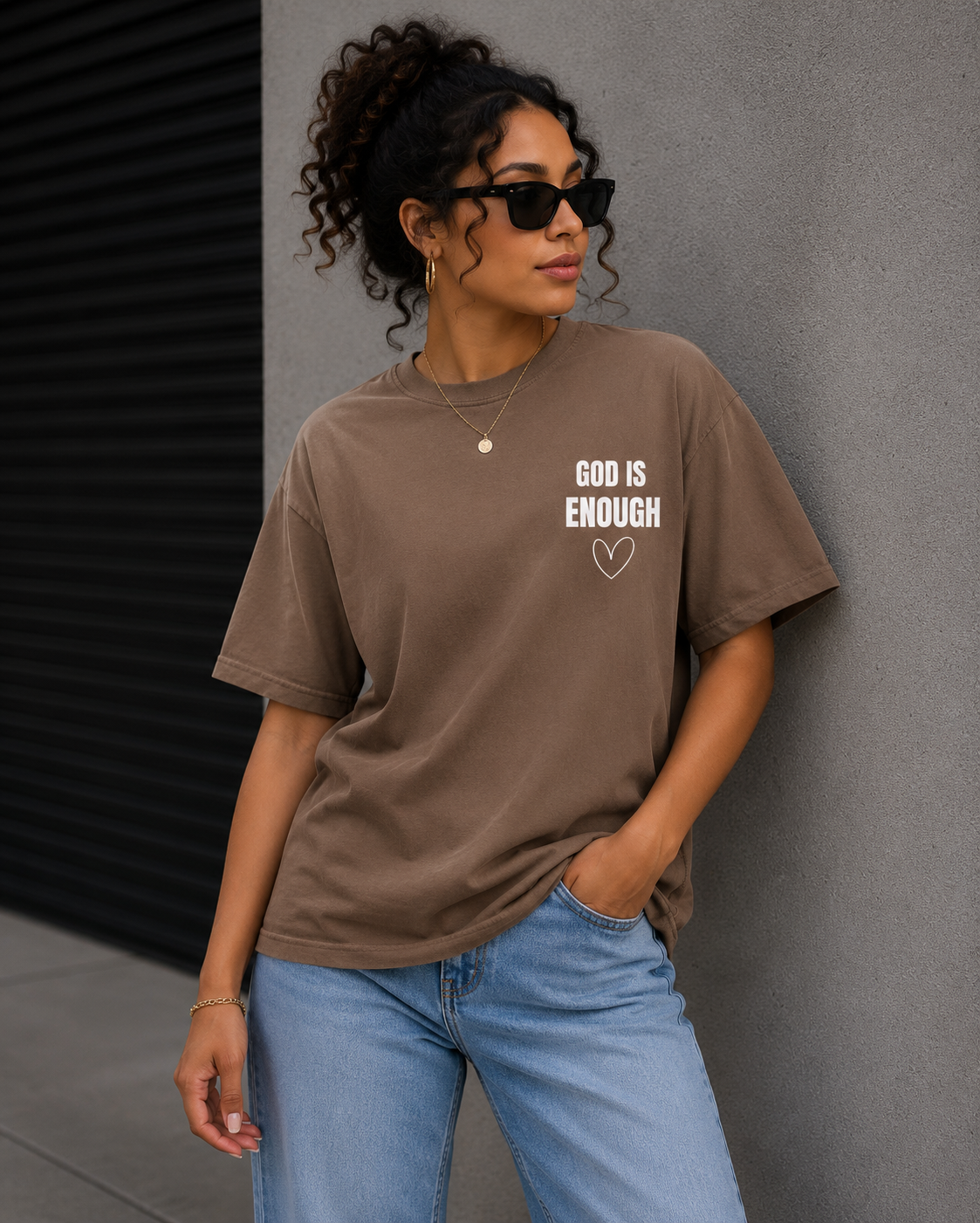Saved-ish Soul "God Is Enough" T-Shirt