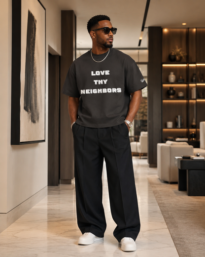 Saved-ish Soul "Love Thy Neighbors" Boxy Tee