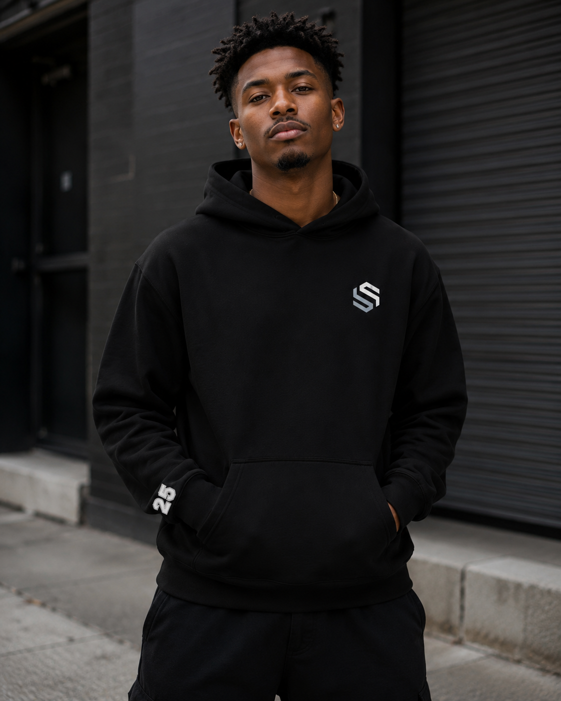 Saved-ish Soul "Logo" Embroidered Oversized Hoodie