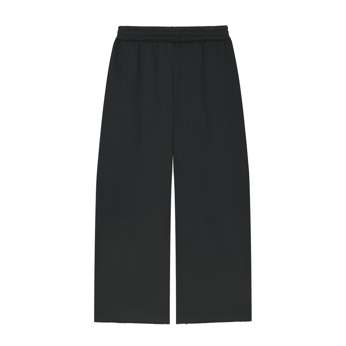 Saved-ish Soul "Not Perfect" Wide Leg Raw Edge Sweatpants