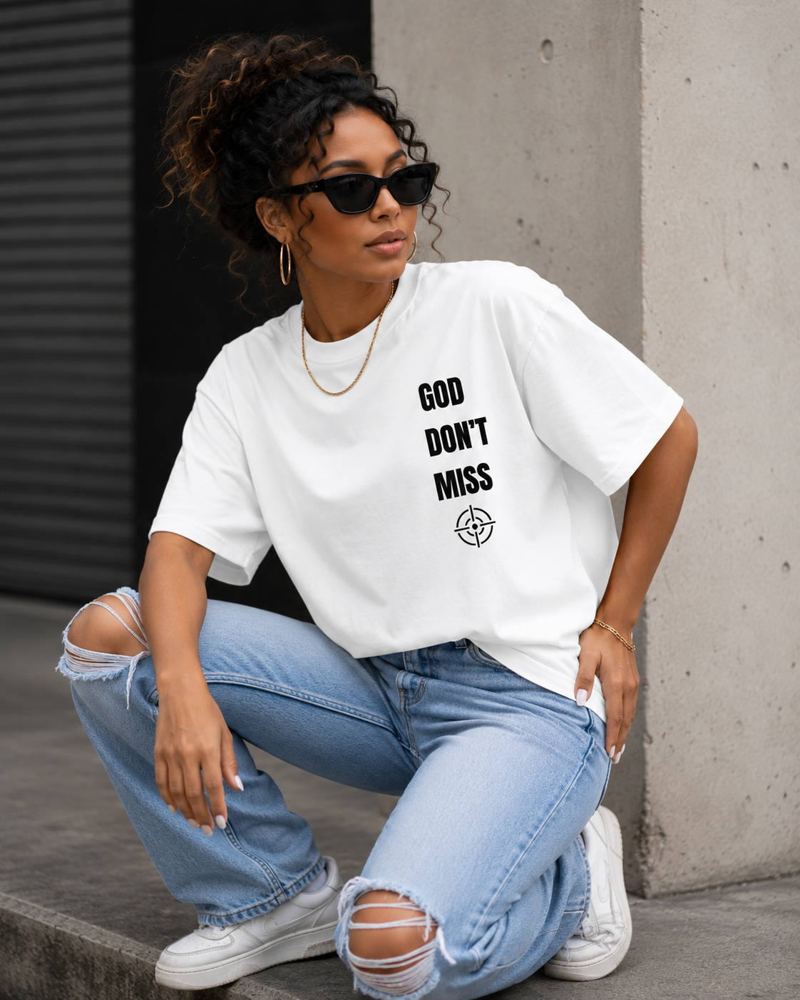 Saved-ish Soul "God Don't Miss" T-Shirt
