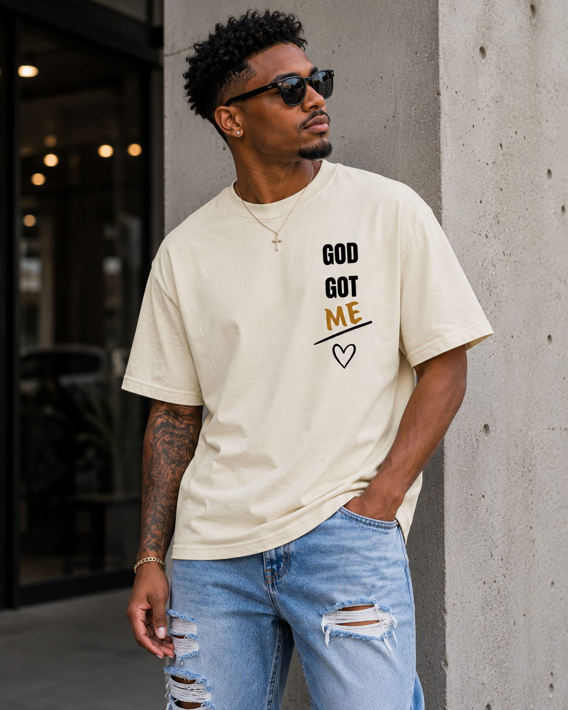 Saved-ish Soul "God Got Me" T-Shirt