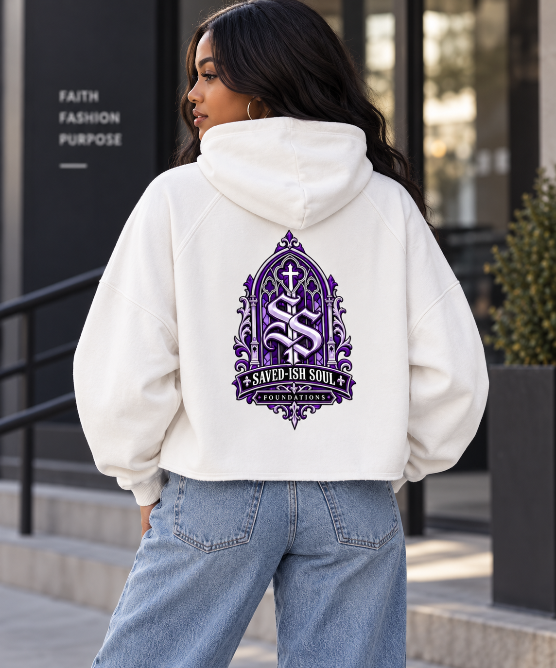Saved-ish Soul "Foundations" Boxy Hoodie