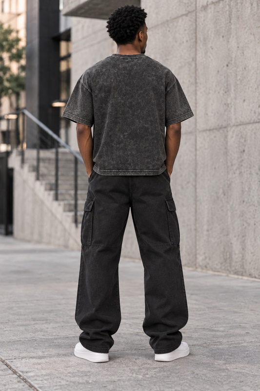 Saved-ish Soul "Foundations" Snow Wash Boxy T-Shirt