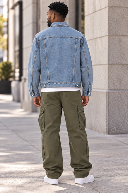 Saved-ish Soul Vintage Wash Denim Jacket