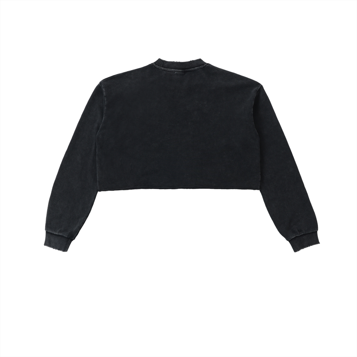 Saved-ish Soul "Philippians 4:13" Raw Edge Cropped Sweatshirt