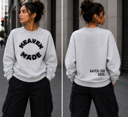 Saved-ish Soul "Heaven Made" Oversized Sweatshirt