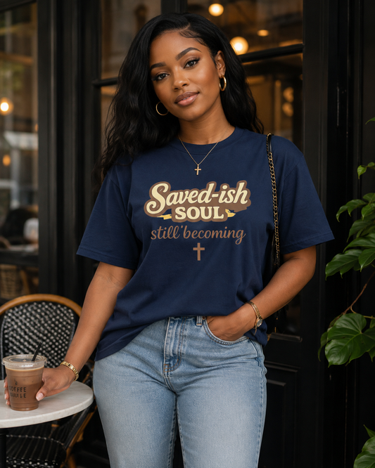 Saved-ish Soul "Still Becoming" T-Shirt
