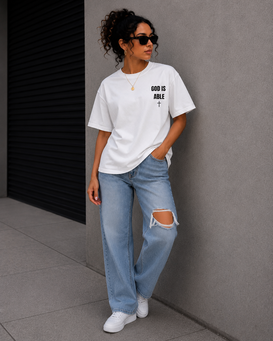 Saved-ish Soul "God Is Able" T-Shirt