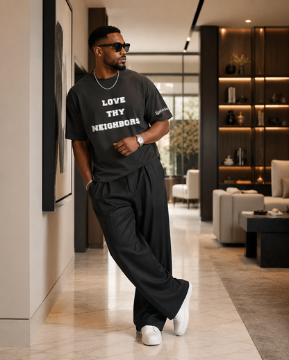 Saved-ish Soul "Love Thy Neighbors" Boxy Tee